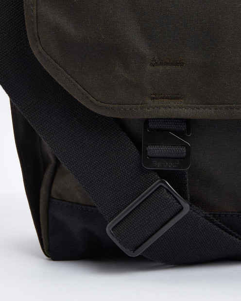 Borsa a tracolla Field in tessuto cerato 