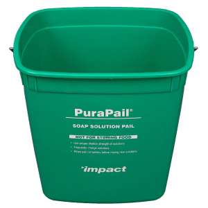 Impact, PuraPail, "Cleaning", 6qt, Pail, Green