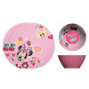 Disney Kids Plate and Bowl Set, Minnie Mouse, 4-piece set slideshow image 1 Disney Kids Plate and Bowl Set, Minnie Mouse, 4-piece set slideshow image 1