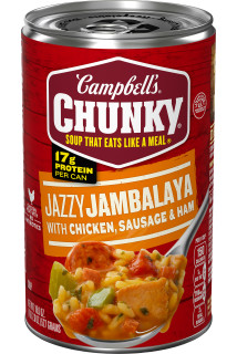 Jazzy Jambalaya with Chicken, Sausage & Ham Soup
