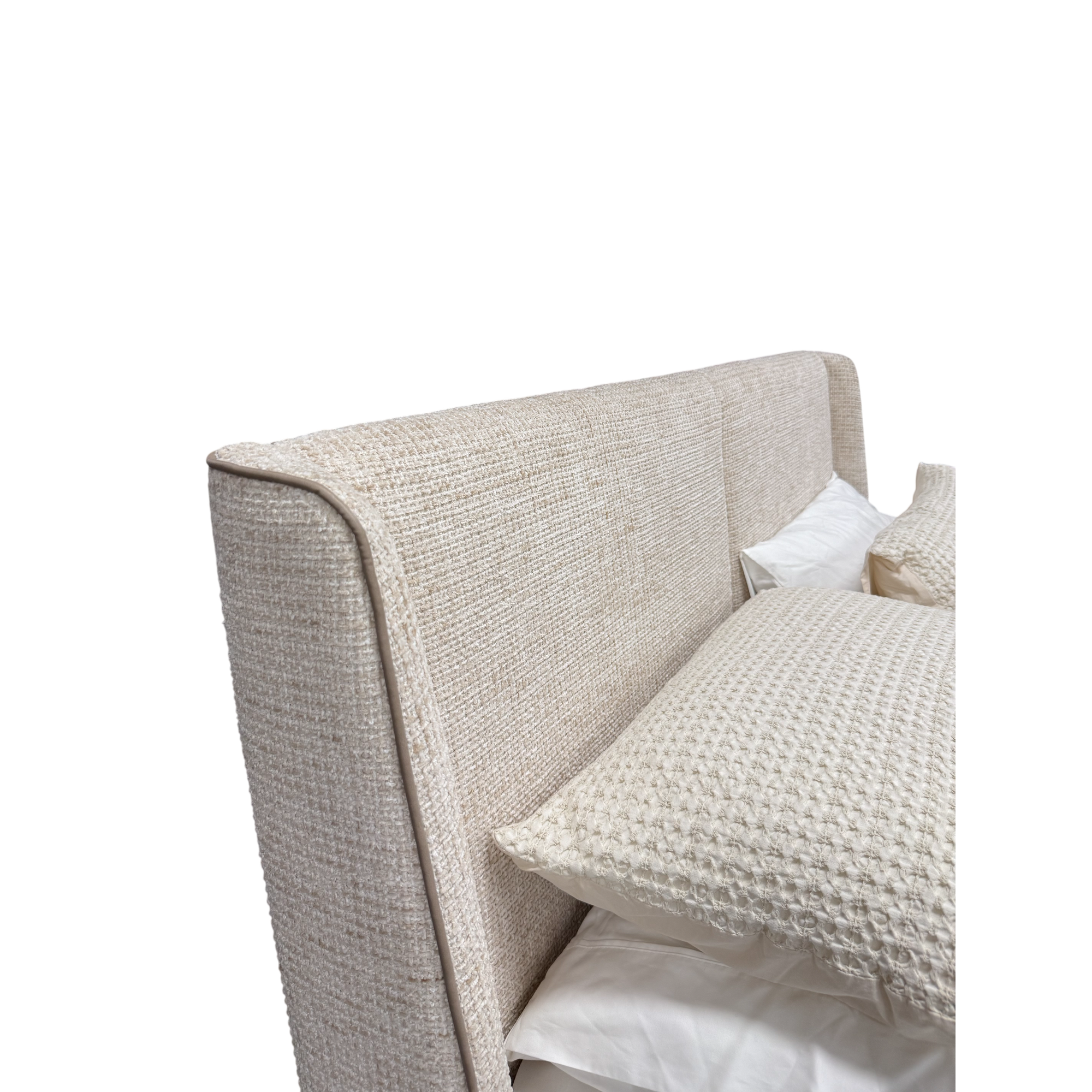 Detail image of the  Sandy Bed Frame, Biscuit from Forty Winks
