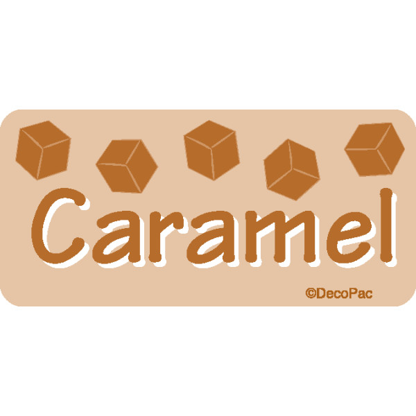Caramel Promotional Label