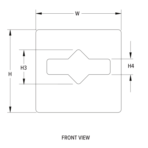 Engineering front view