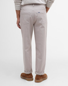 Pantaloni in tessuto stretch lavato dalla vestibilità regular 