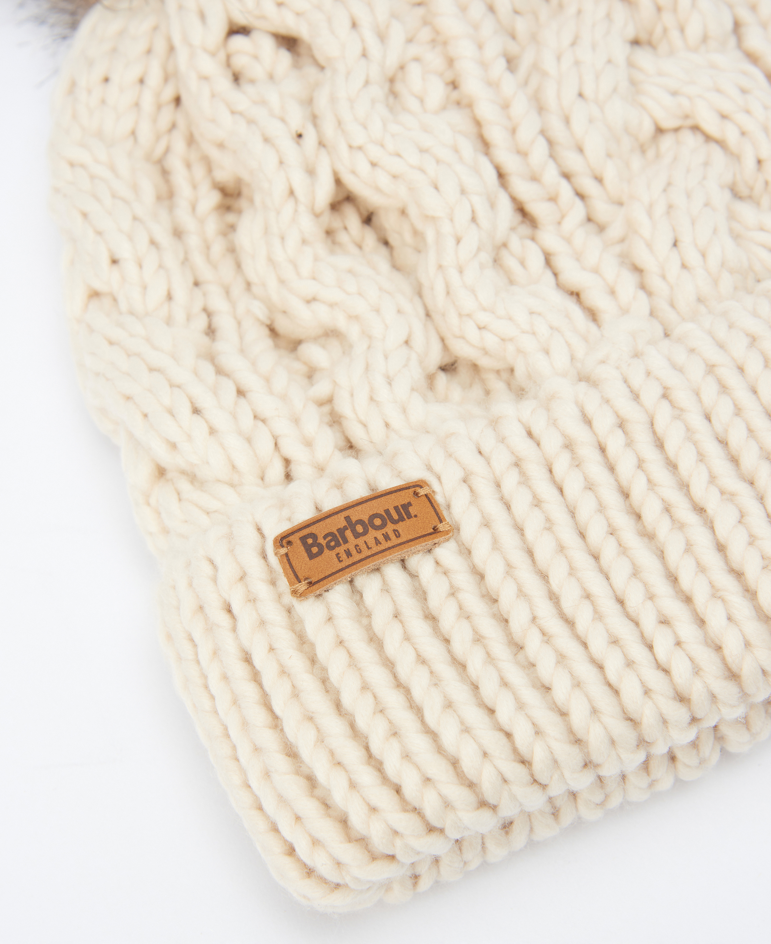 Penshaw Cable-Knit Beanie image number 1