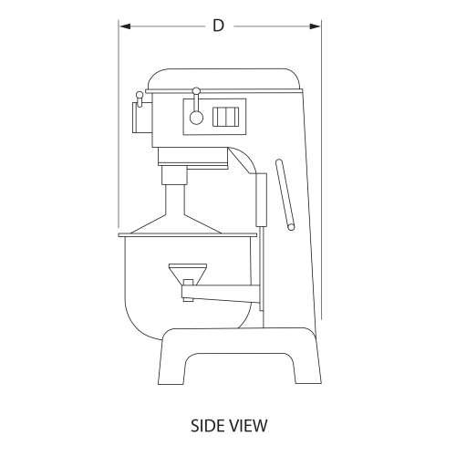 Engineering side view