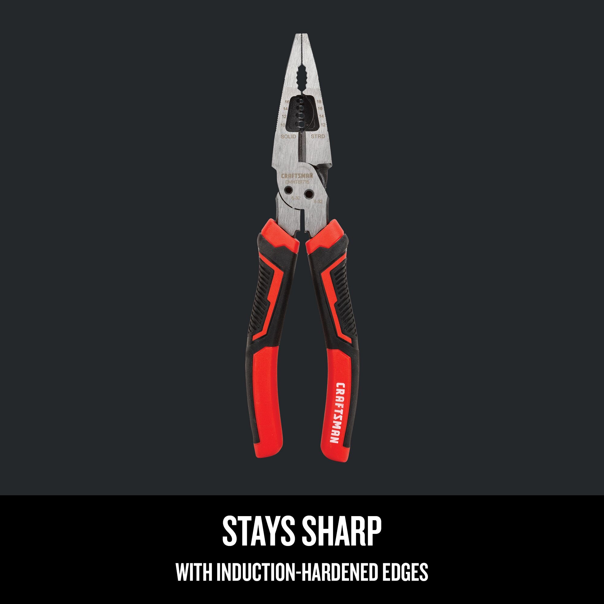 Graphic of CRAFTSMAN Pliers: Long Nose highlighting product features