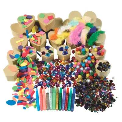 Creativity Street  Activity Box, Papier Maché Boxes,  Assorted Sizes, 1 Kit