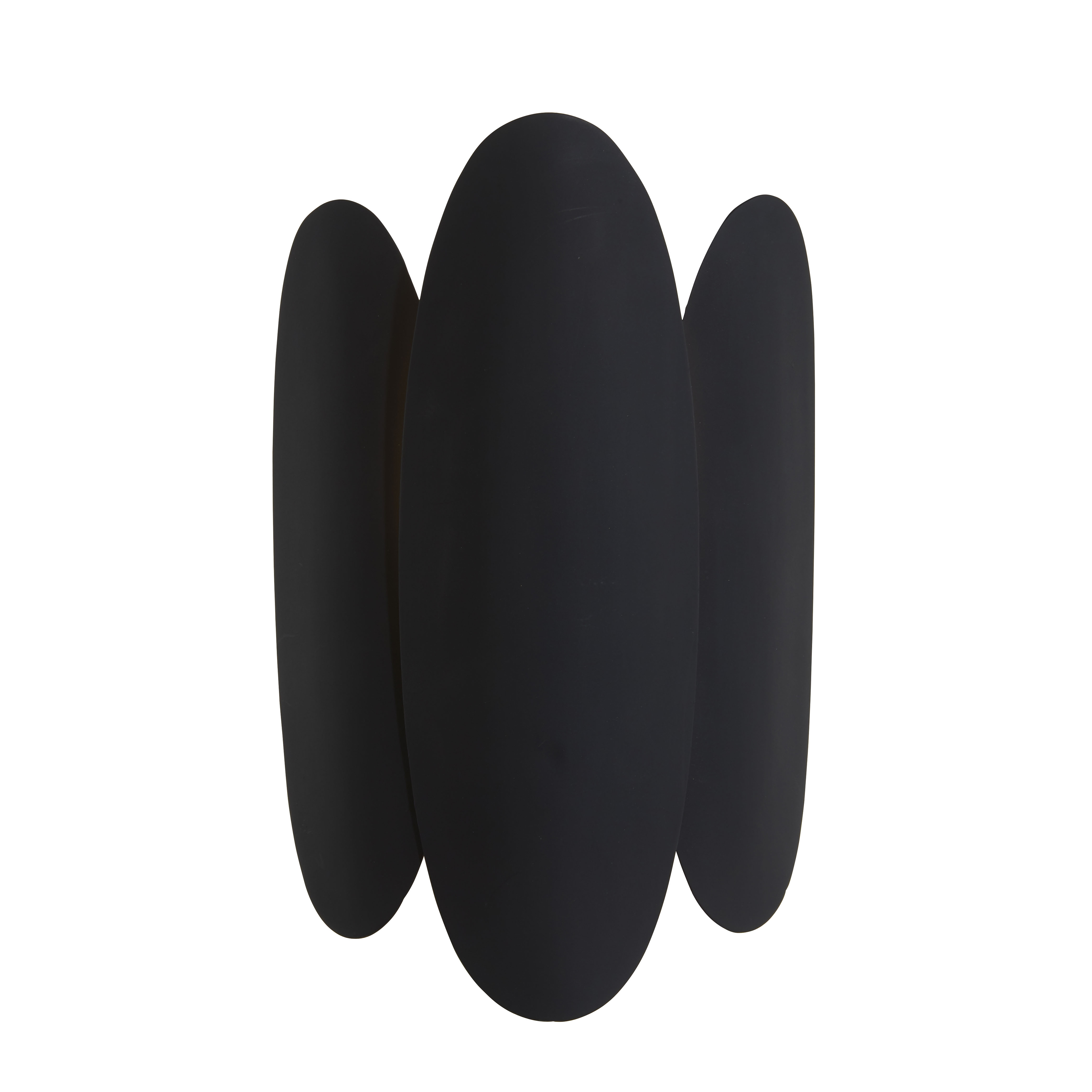 The Vailen wall sconce combines dark matte black with textured gold accents for a sophisticated transitional look. Its compact 12-inch profile makes it ideal for hallways, bathrooms, and smaller spaces needing ambient lighting. - alternate view