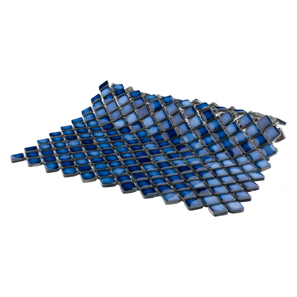 Hudson Diamond Sapphire 12-1/4 in. x 12-3/8 in. Porcelain Mosaic Tile