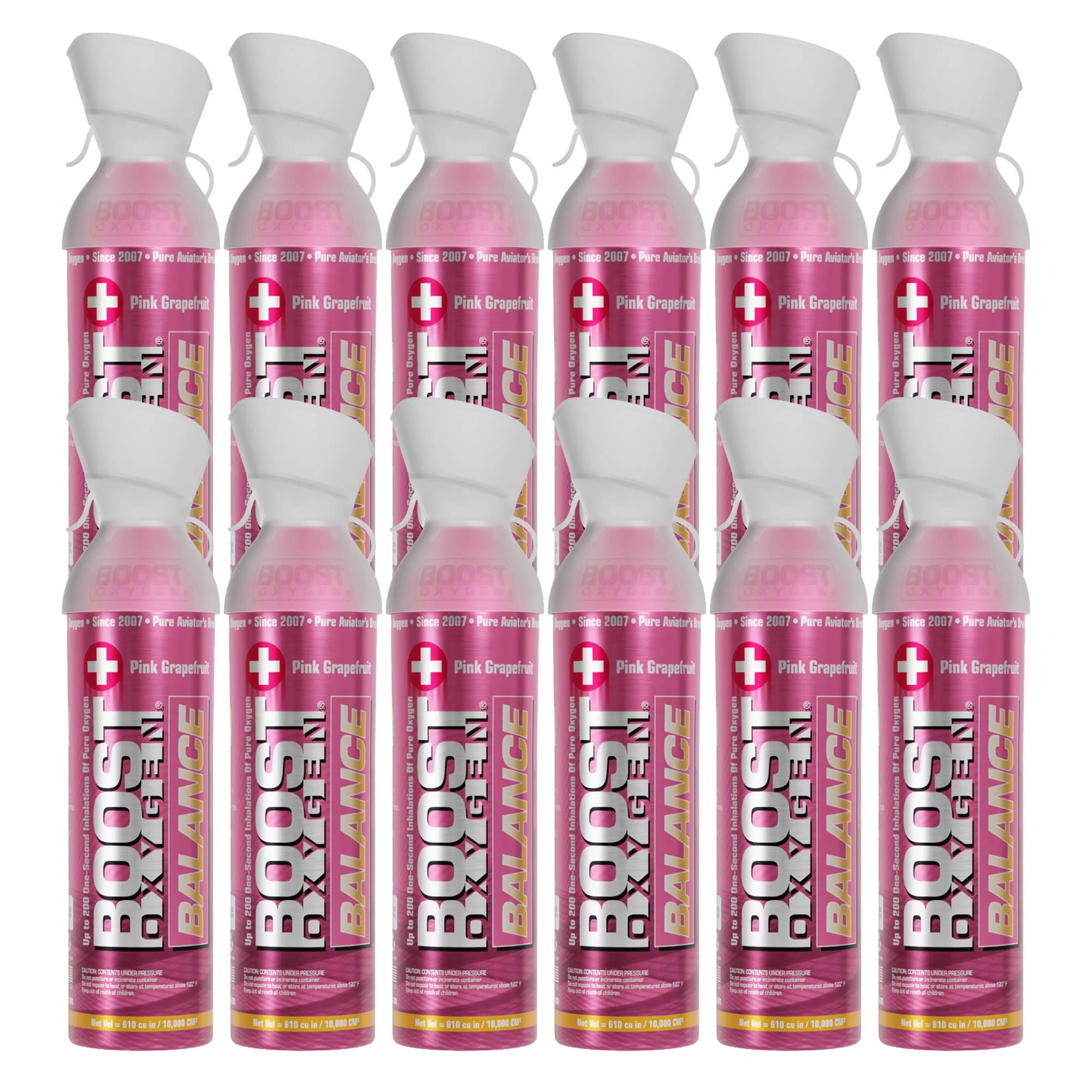 Boost Oxygen® for Respiratory Support, Pink Grapefruit Aroma, 10-liter Canister