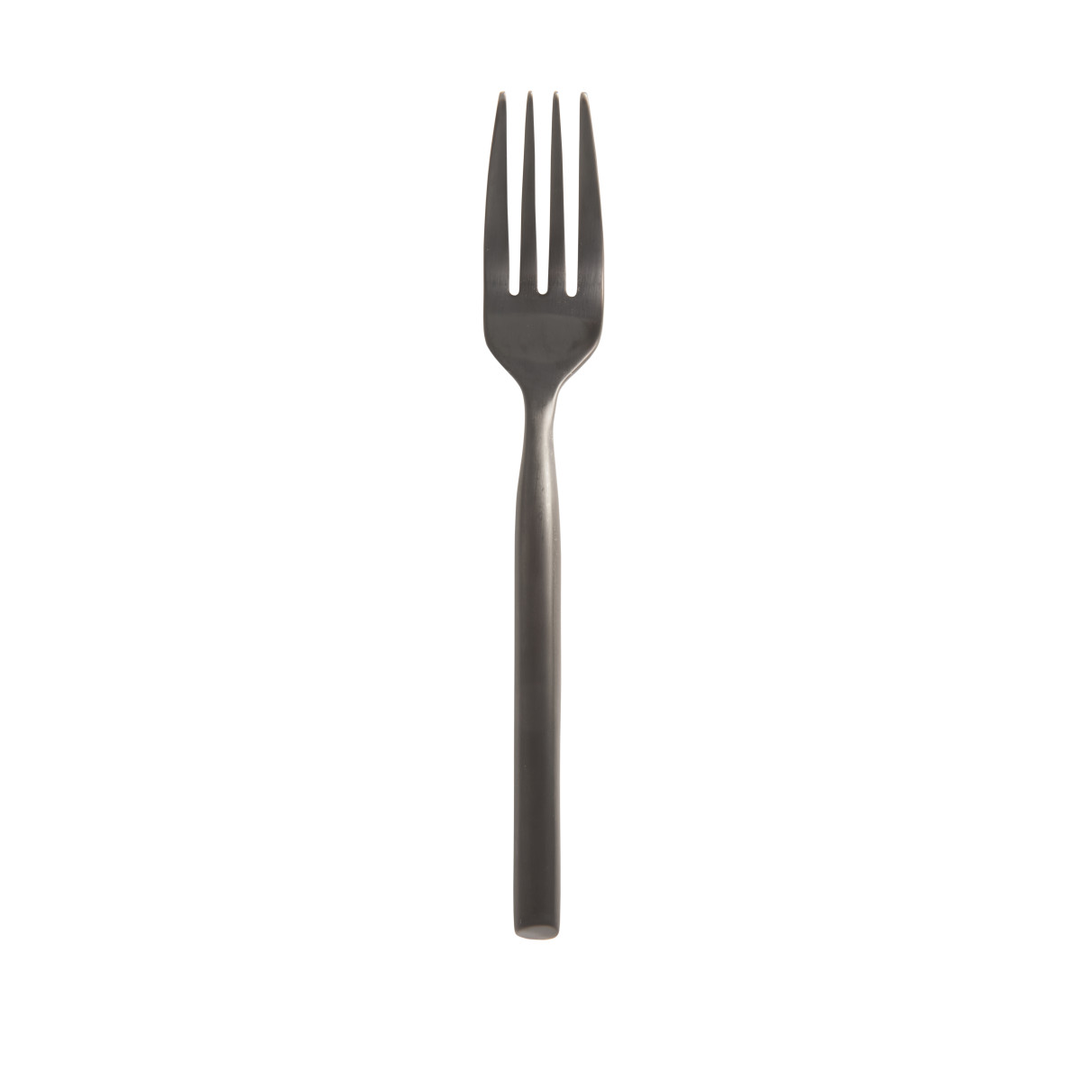 Capri Brushed Black Table Fork 8"