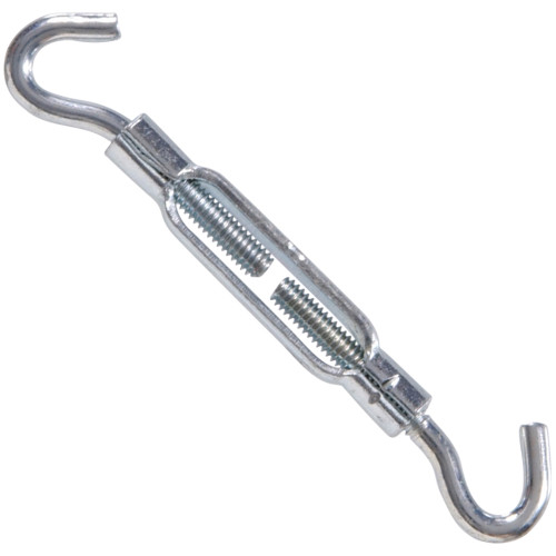 Hillman Zinc Plated Hook & Hook Turnbuckle #8-32 x 4-3/8in