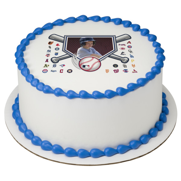 MLB® Baseball Diamond PhotoCake® Edible Image® Frame