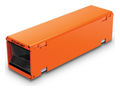 EZ-Path 33 Series Fire-Rated Square Pathway Device Wall Plate; Orange