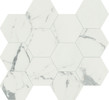 Valentina Statuario 11×13 Hexagon Mosaic Polished