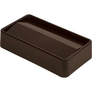 Carlisle, TrimLine™, Swing Top, Rectangular, ABS, 23 gal, Brown, Receptacle Lid