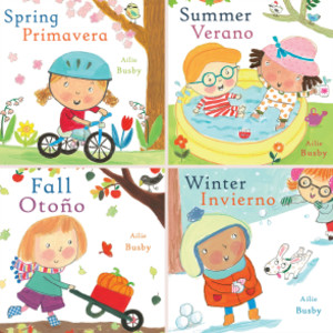 Seasons/Estaciones Bilingual English/Spanish Books, Set of 4