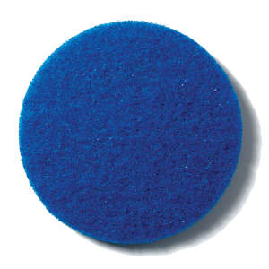 MotorScrubber,  Cleaner Round Floor Pad, 7.5", Blue