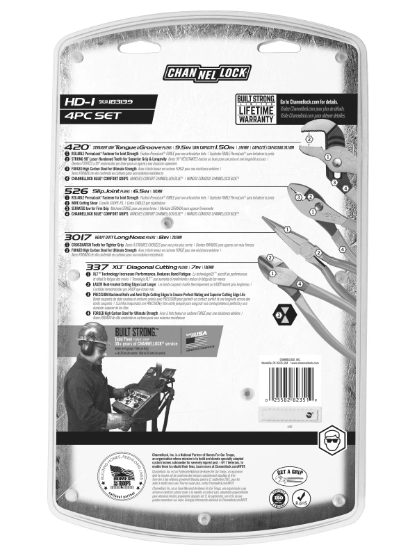 HD-1 4-Piece Ultimate Pliers Set