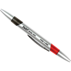 Swirl Ink Pens, Red/Black Combo, Pack of 12
