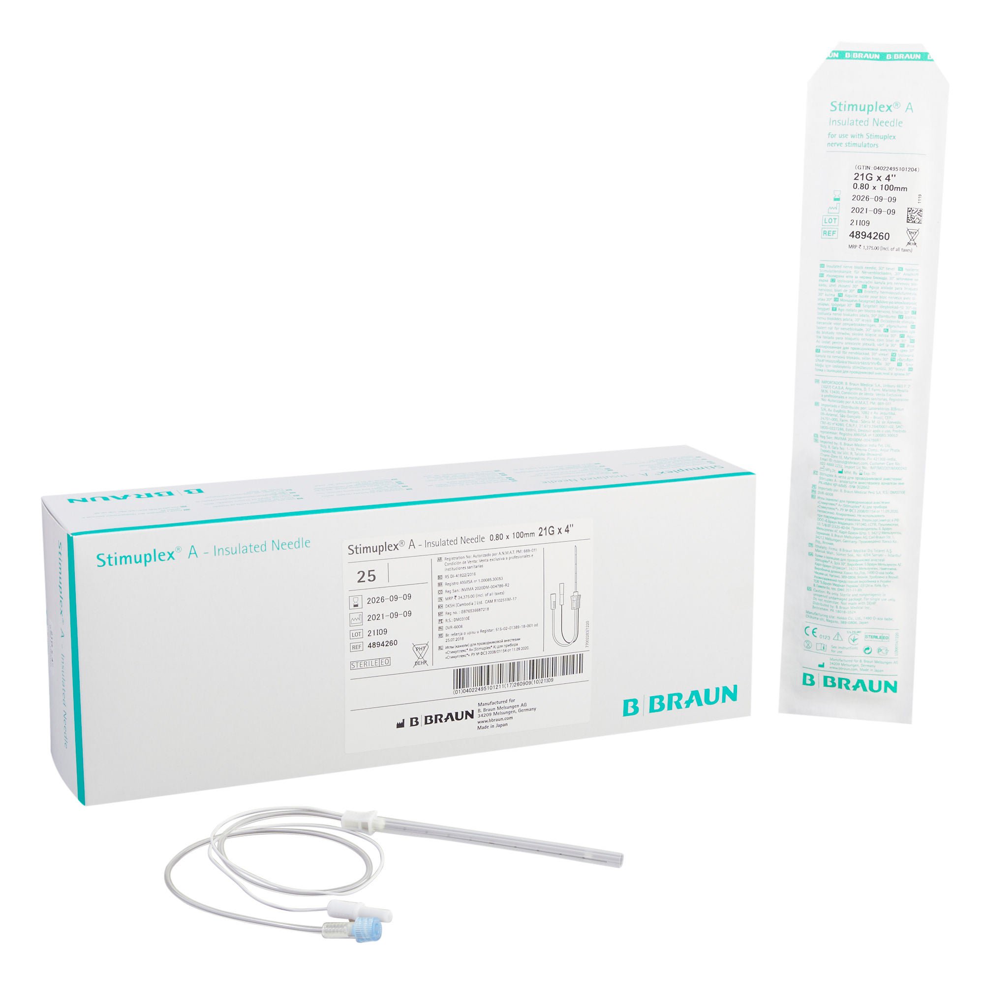 Stimuplex® A Peripheral Nerve Block Needle