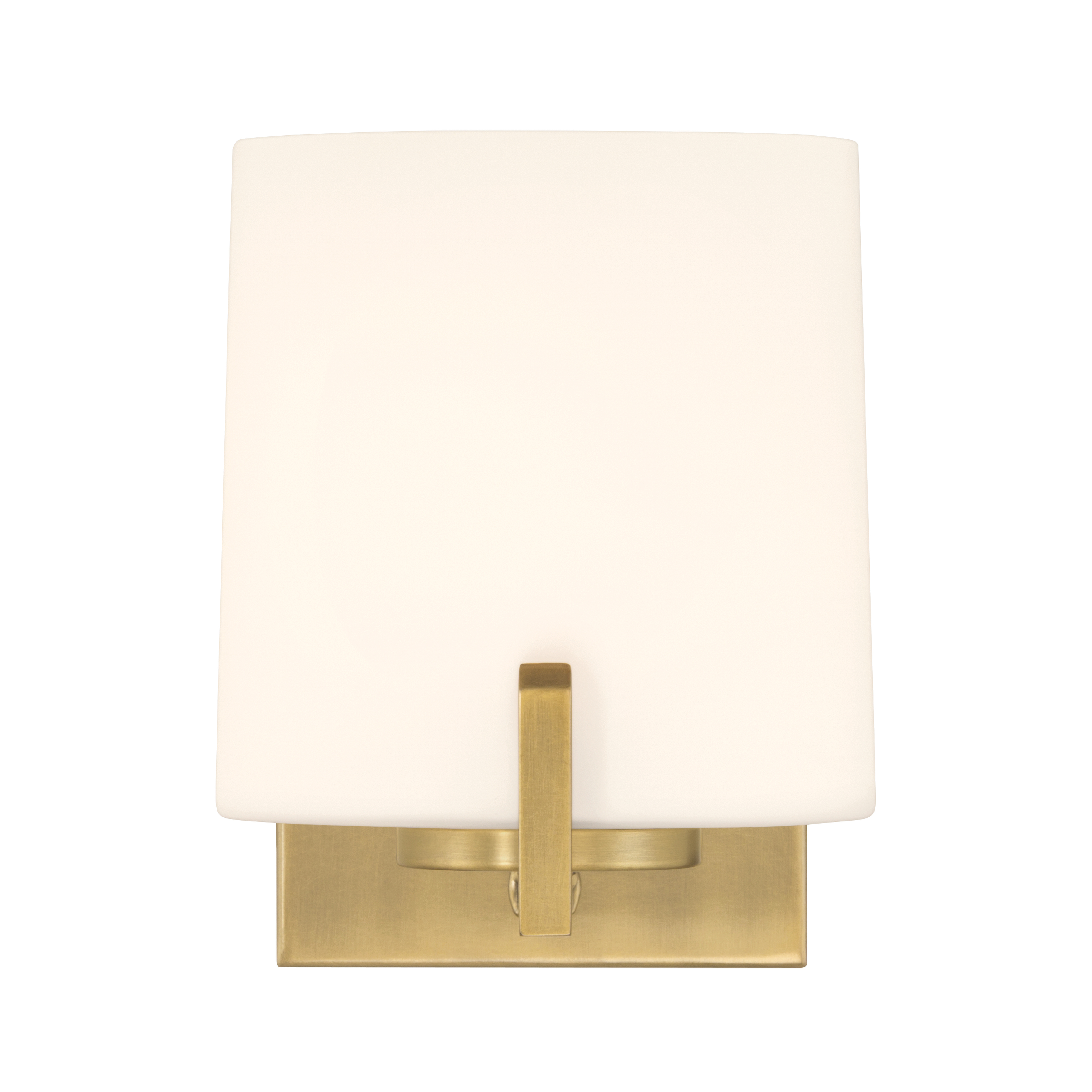 1-Light Bath Sconce - Legacy Brass with Etched Opal Glass - alternate view