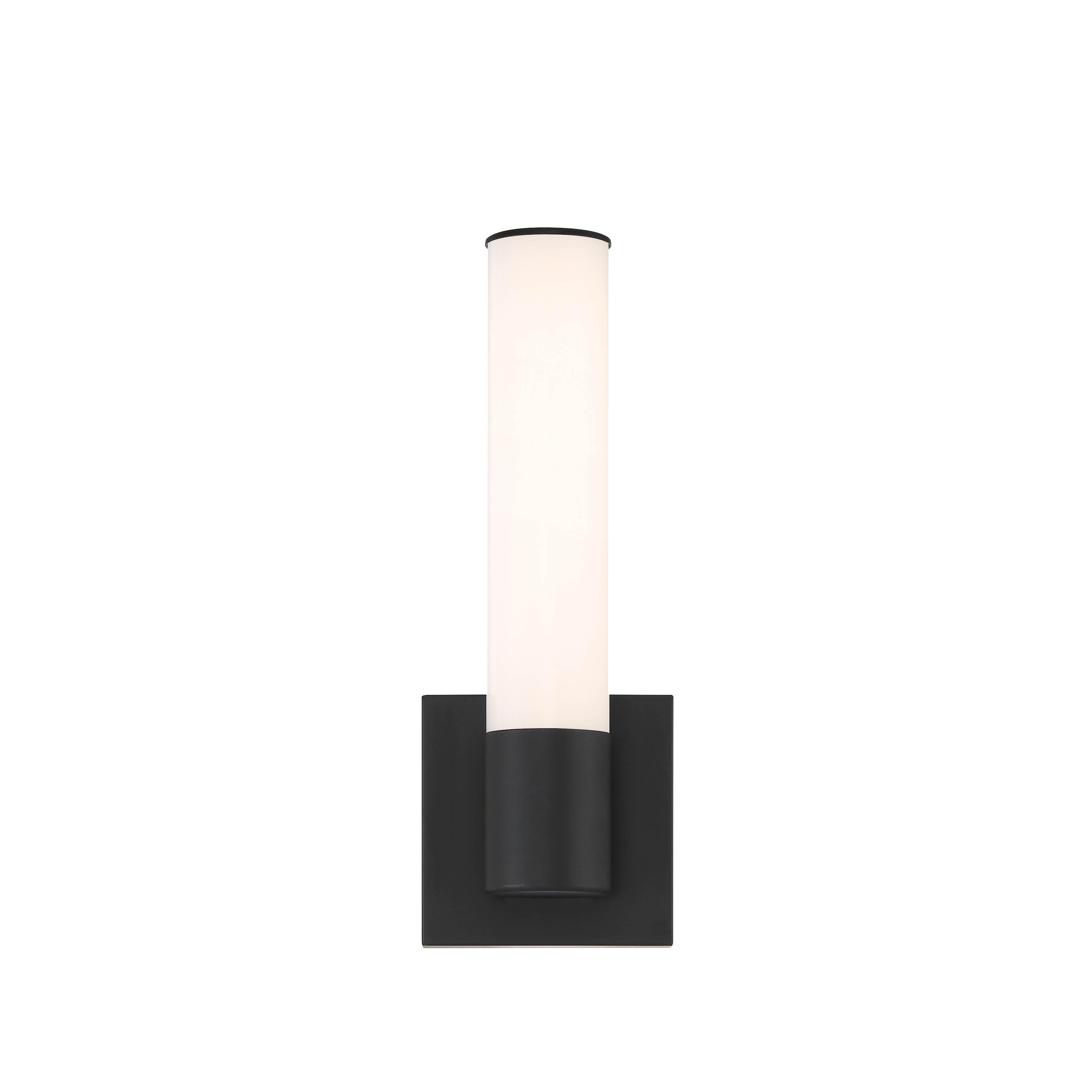 LED Round Wall Sconce in Coal Finish with Color Changing Technology - alternate view