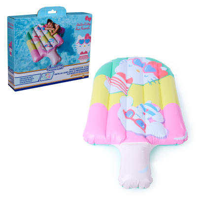 SwimWays Hello Kitty and Friends Oversized Pool Float, Floatie for Kids and Adults, Personal Flotation Device for Swimming Pools, Sanrio Outdoor Toys for Ages 14 and Up