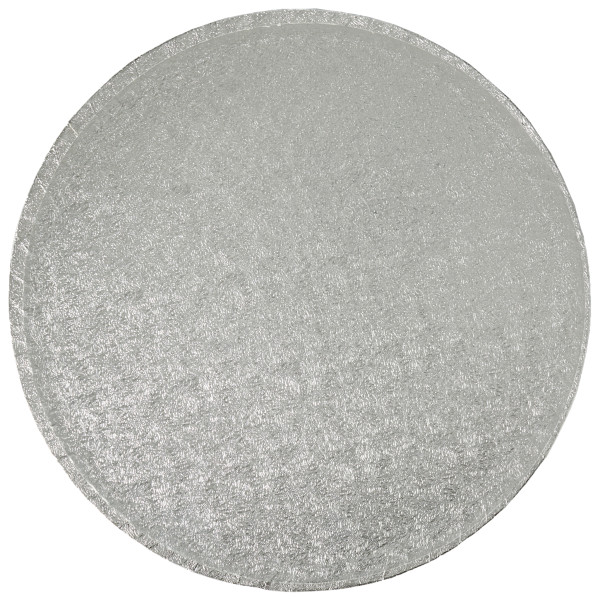 12" Round Silver Foil Cake Board