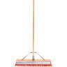 Carlisle, Flo-Pac®, 24in, Sweep With Steel Scraper Blade, Polypropylene Bristles, Orange