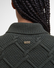Felpa a maglia con collo arrotolato Burne 