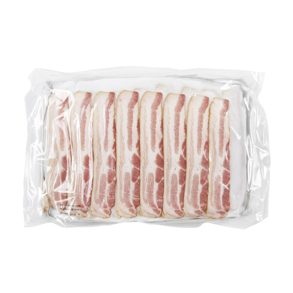 COUNTRY BRAND(tm) Bacon, Wide Shingle, 15/19 slice, 15 lb . C1CB - Front Center Inner Pack (Hi Res)