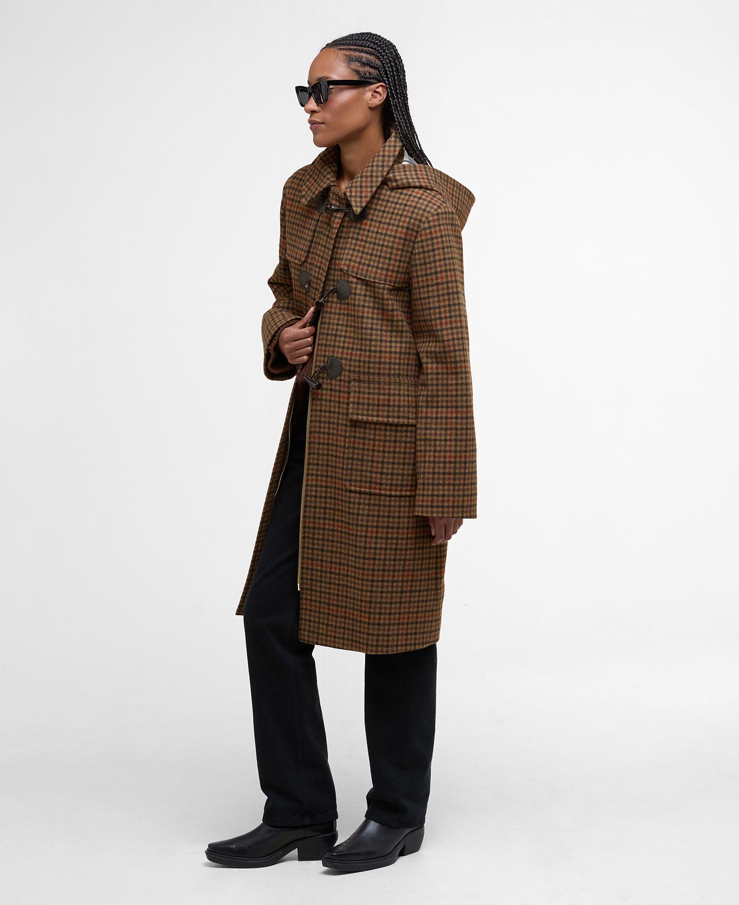 Dufflecoat Melody Check Wool image number 1