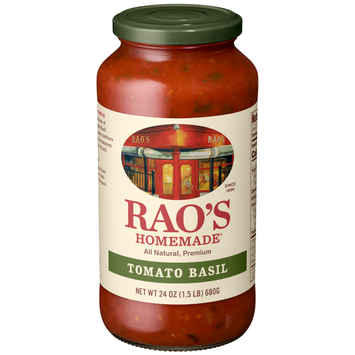 Tomato Basil Sauce, 24 oz