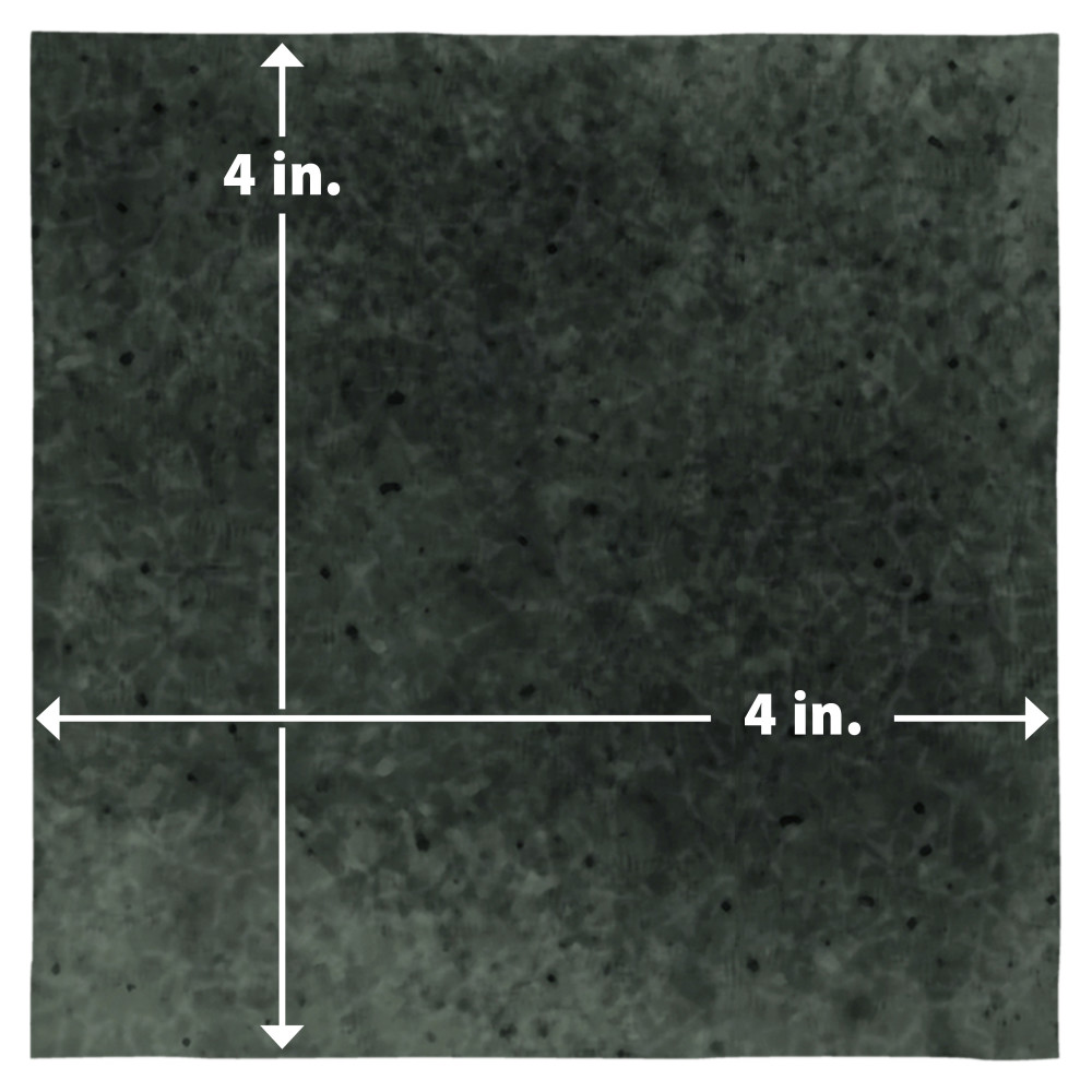Menorca Forest Black 4 in. x 4 in. Ceramic Wall Tile
