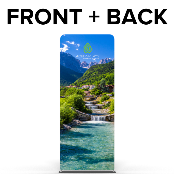 36in W x 90in H Double-Sided Graphic