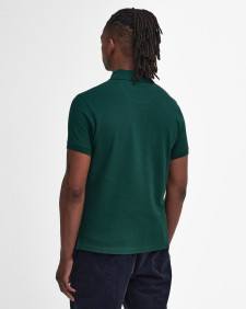 Tartan Pique Polo Shirt Seaweed