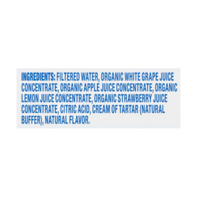 Capri Sun Organic Strawberry Lemonade Juice Drink Blend, 10 ct Box, 6 fl oz Pouches