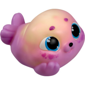 Animagic Let's Glo Seal, Light Up Bath Toy, Pink