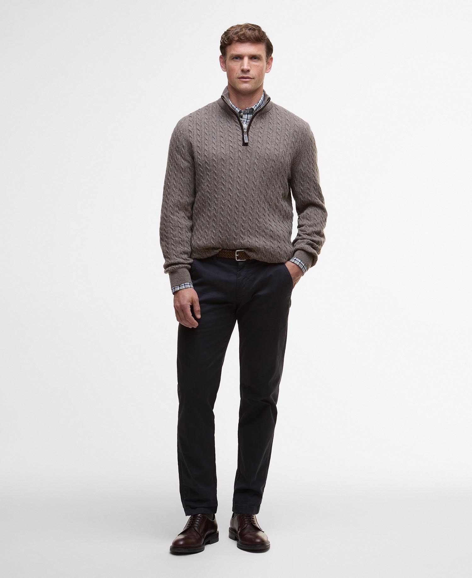 Maglione Ramsden con zip corta image number 1