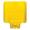 Rubbermaid Commercial, Slim Jim®, 23 gal, Yellow, Recycling Station Billboard