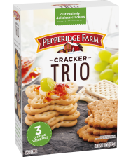 10-ounce packages Pepperidge Farm® Cracker Trio (about 96 crackers)