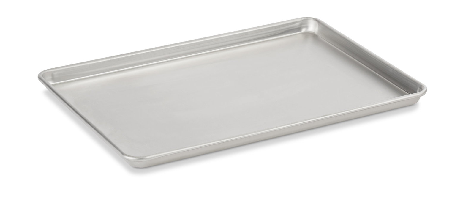 Two-thirds-size Wear-Ever® heavy-duty aluminum sheet pan with natural finish