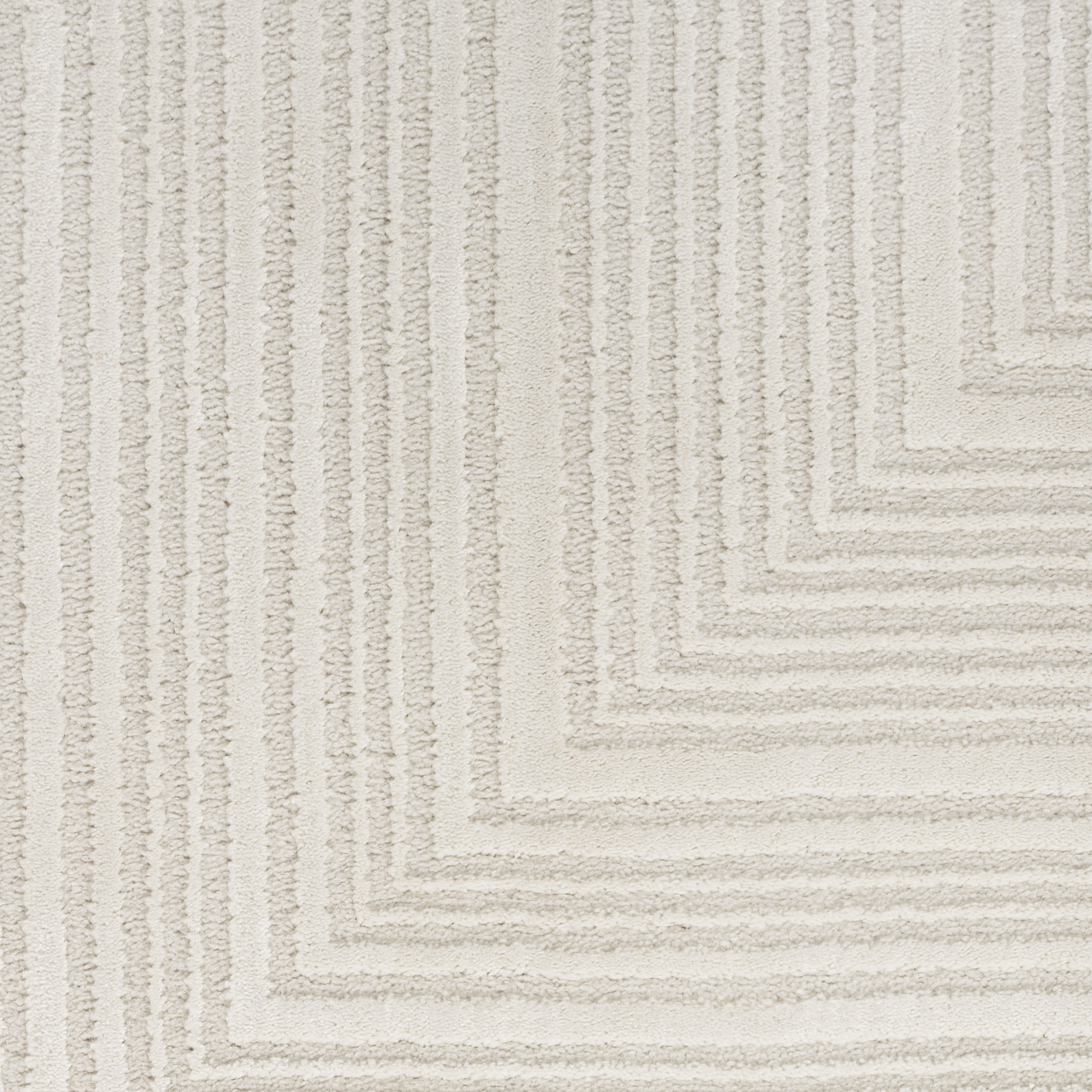 Calvin Klein CK024 Irradiant 2' x 6' Ivory Modern Indoor Rug