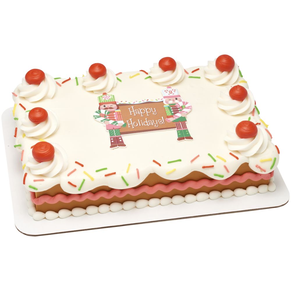 Image Cake Happy Holidays Nutcracker