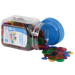 edxeducation&reg; Transparent Counters - Mini Jar - Set of 500 CTU13432