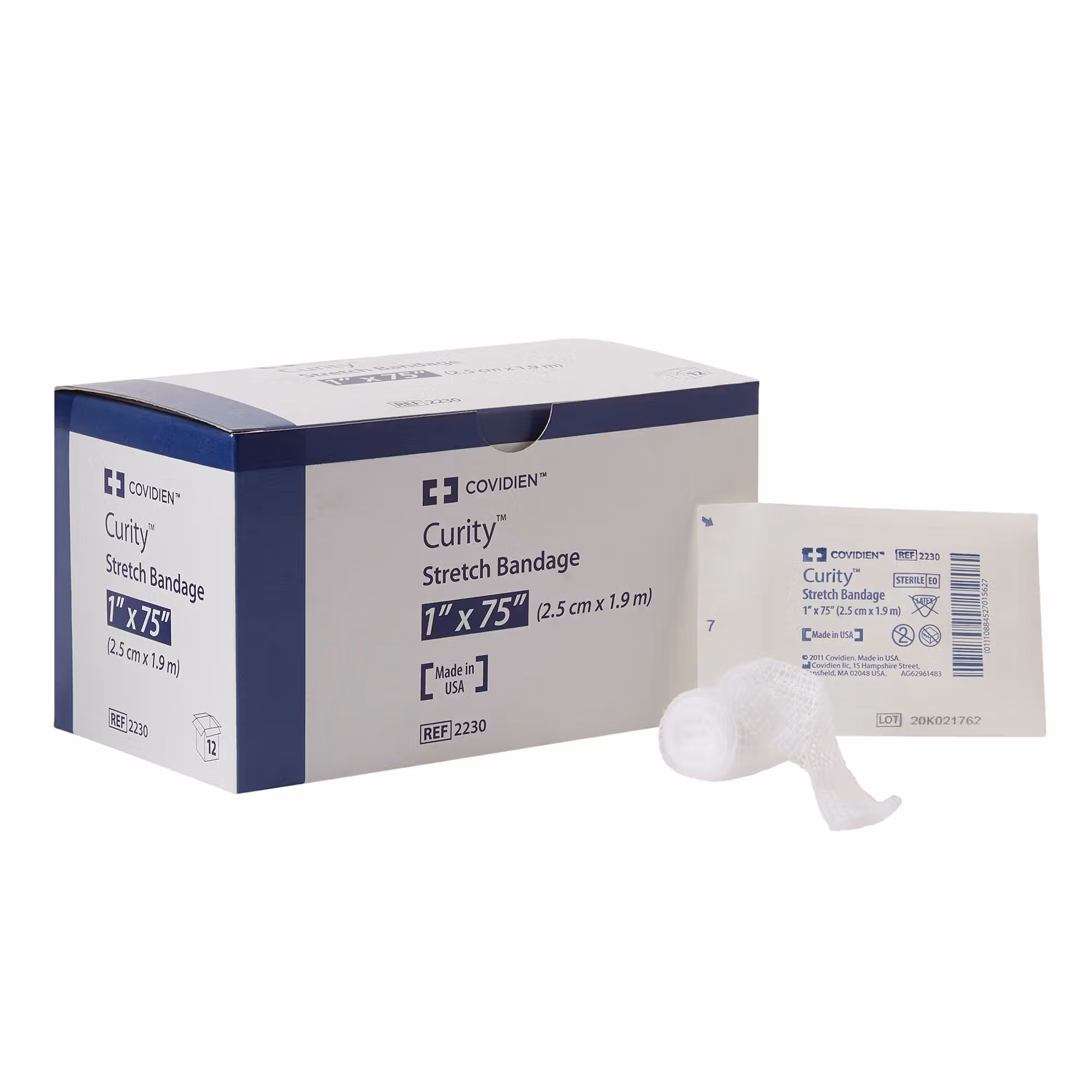 Curity™ Sterile Conforming Bandage, 1 x 75 Inch, One-Ply