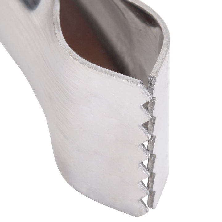 9-inch heavy-duty stainless steel pom tongs