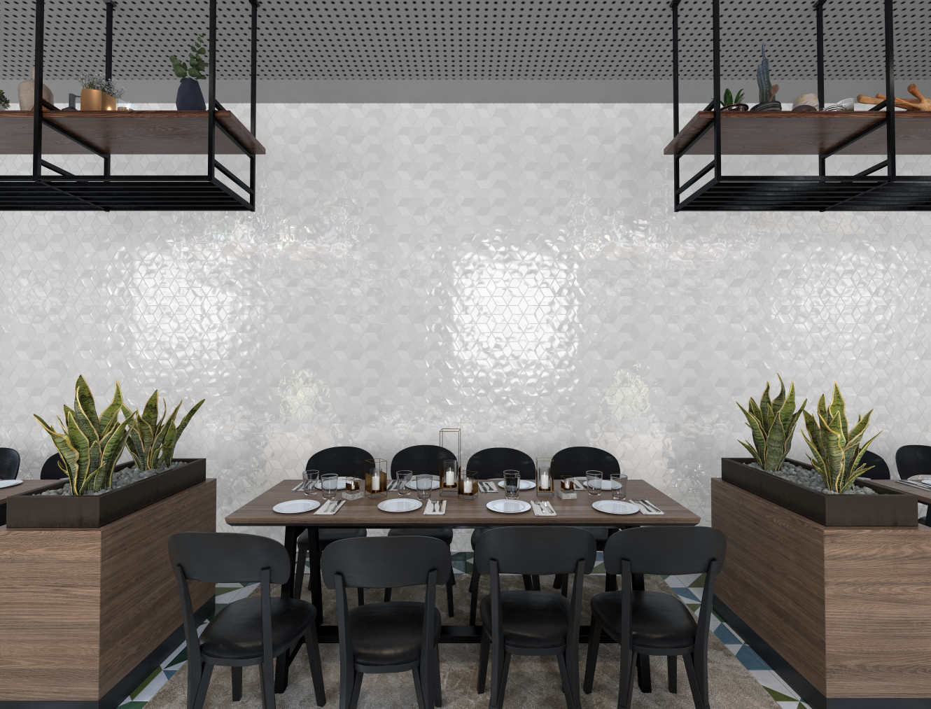 Mood White 4x6 Diamond